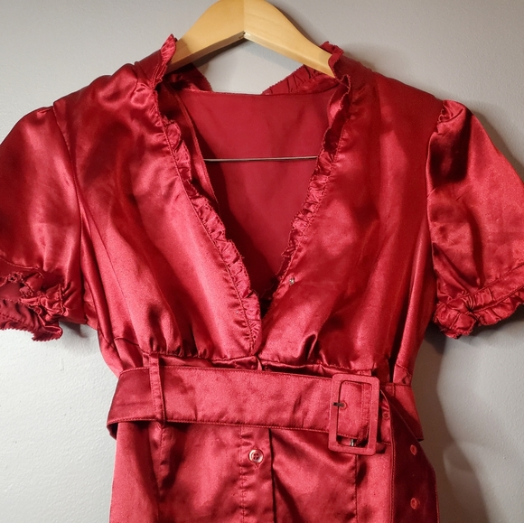 Smart Set Red Blouse - Size S - Picture 3 of 9